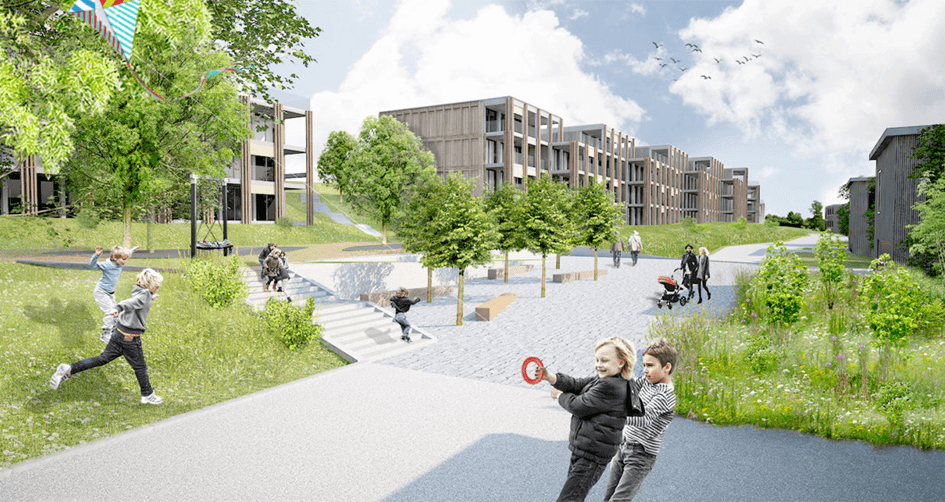 Urbane Entwicklung Skizze